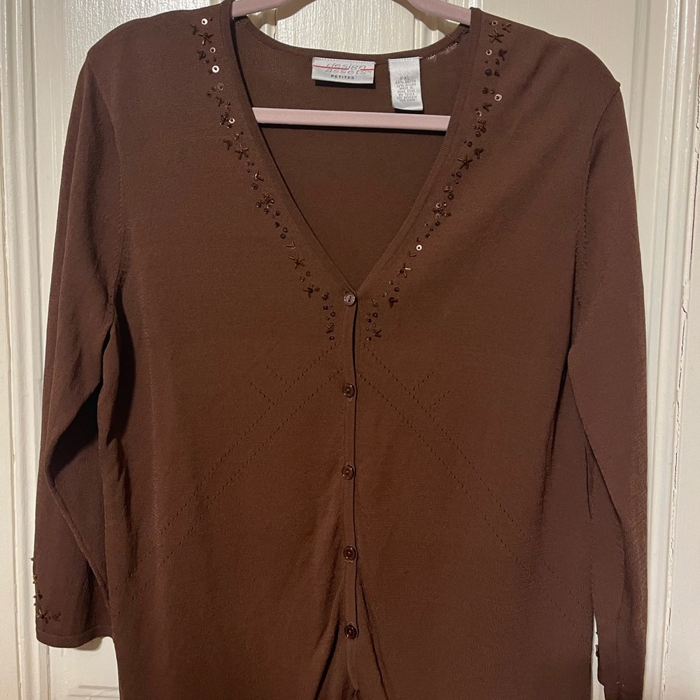Design Assets brown sweater